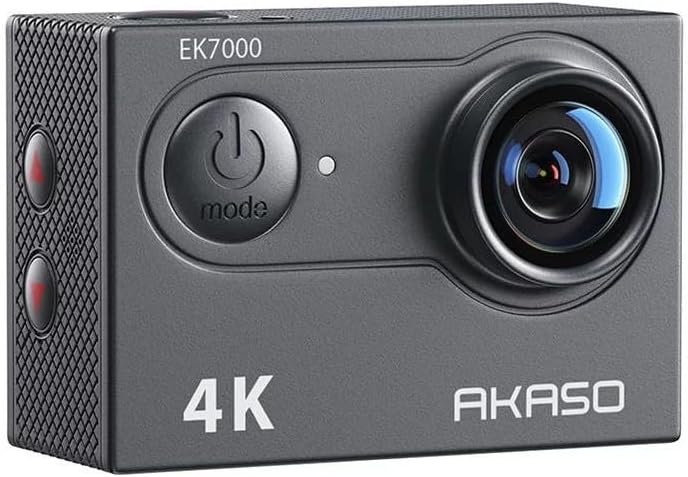 AKASO EK7000 4K30FPS 20MP WiFi Action Camera with EIS Ultra HD 131FT Waterproof Underwater Camera Remote Control 4X Zoom Support External Microphone Black - Image 4